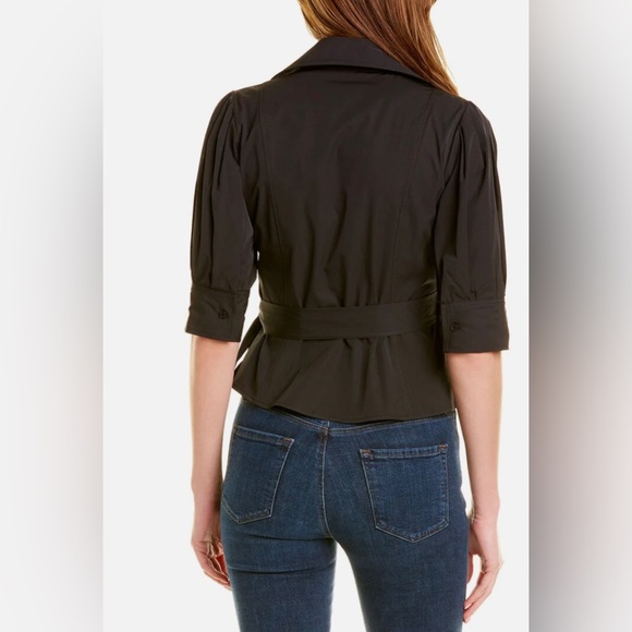 GRACIA Wrap Top Black Medium - Picture 2 of 10